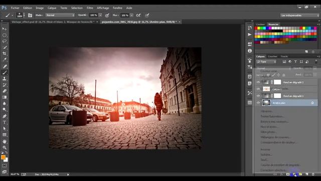 ADOBE PHOTOSHOP TUTORIAL: How To Create A Vintage Effect смотреть онлайн