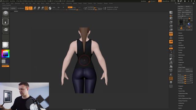How to SCULPT CLOTH the EASY WAY! - Zbrush Tutorial смотреть онлайн