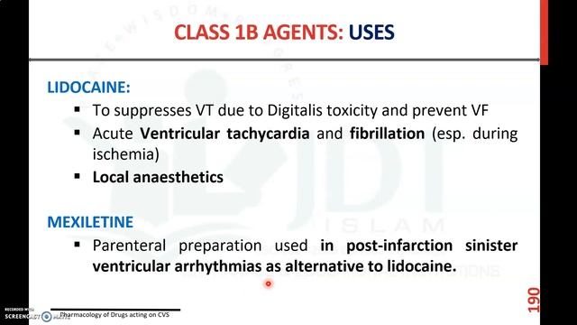 Antiarrhythmics Drugs Part 2: Pharmacology: Class I, II, III & IV: Quinidine, Lidocaine, Propranolo смотреть онлайн