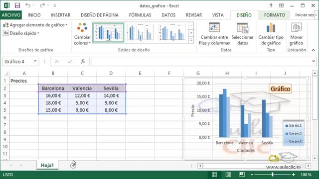 Curso de Excel 2013. 12.4. Tamaño y posición del gráfico. смотреть онлайн