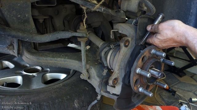 Ssang Yong Rexton. Замена ступицы. Мой первый опыт.