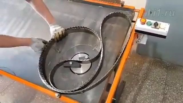 Станок смотки ленточных пил смотреть онлайн