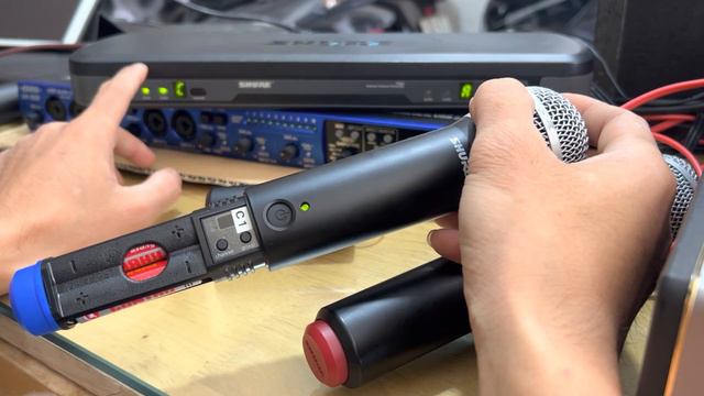 Shure 2 tay micro PG 58 tiếng chắc dày tiếng chỉnh kênk cho micro shure смотреть онлайн