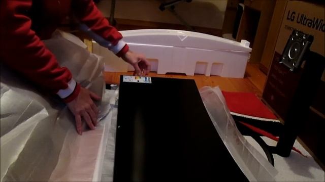 Unboxing monitor LG Ultrawide 35WN75C-B Curved смотреть онлайн