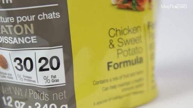 Обзор корма Pronature Holistic для котят с цыпленком и сладким картофелем смотреть онлайн