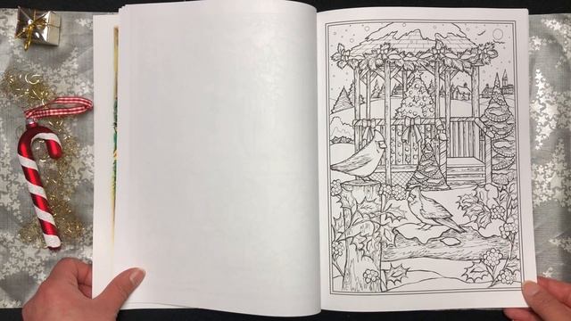Christmas Charm by Teresa Goodridge (Creative Haven) Coloring Book Flip Through смотреть онлайн