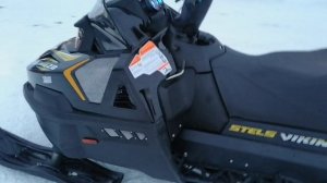 Stels Viking S600 2.0 ST, принят в семью), установил расширители лыж на снегоход.