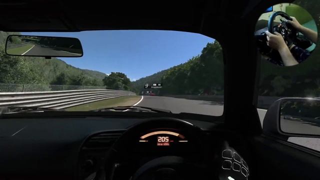 Logitec G923 Gran Turismo 7 online PS5 Honda S 2000 смотреть онлайн