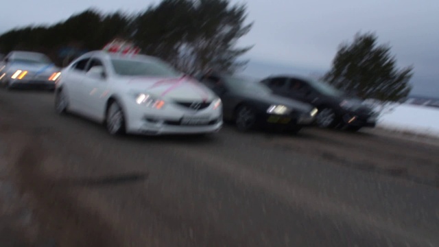 свадьба!опасная езда по встречке