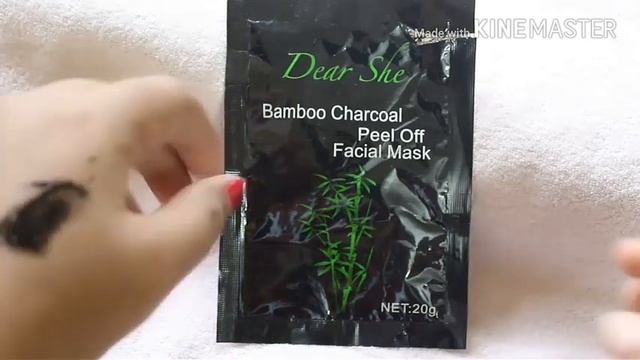Dear She | Bamboo Charcoal Peel off facial mask | Honest review смотреть онлайн