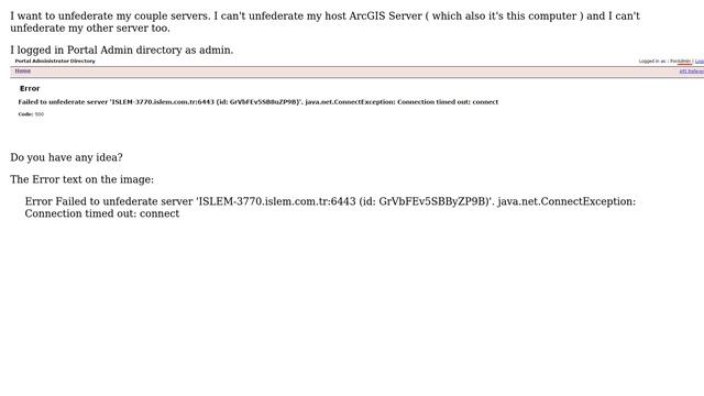 GIS: Unfederating Server смотреть онлайн