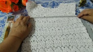 Туника японская лилия для девочки 5-6 лет.