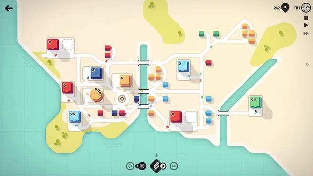 Mini Motorways - Gameplay [Casual/Strategy/City Building/Puzzle for the whole family] смотреть онлайн