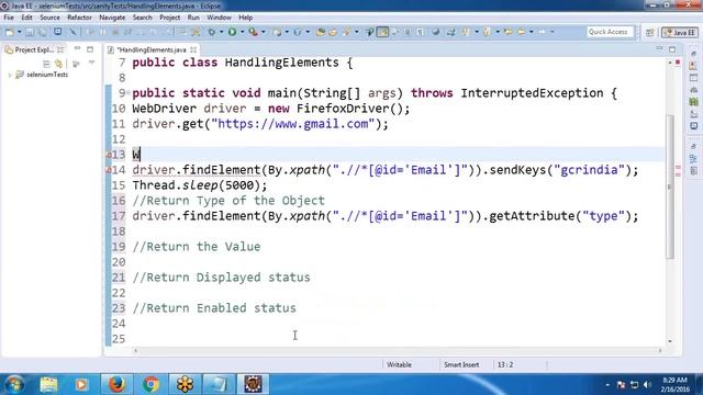 Selenium Tutorial 19: Handling Elements in Selenium Part 1 смотреть онлайн