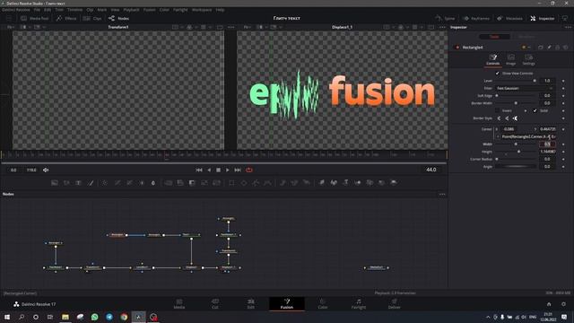 Глитч анимация текста в Davinci Resolve/Glitch text animation in Davinci Resolve. смотреть онлайн