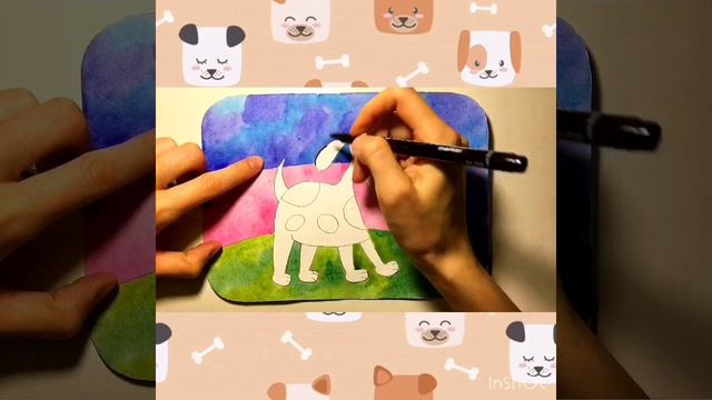 1-4 классы. Зарисовка животных. Рисуем собаку. смотреть онлайн