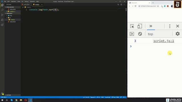 JavaScript Tutorial for Beginners | JavaScript Math| Part 10 смотреть онлайн