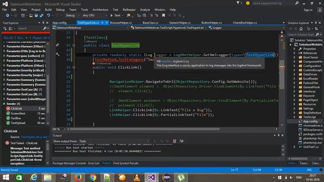 7. Log4Net || Part - 7 || Debugging script via Log4Net смотреть онлайн