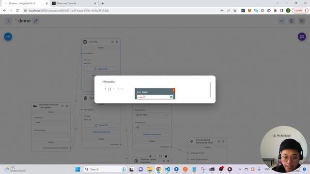 How to use Metadata Filter on LangChain + Pinecone (No-code via FlowiseAI) смотреть онлайн
