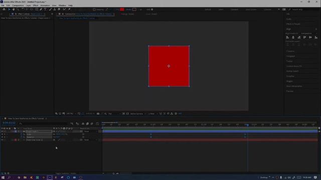[Tutorial] | How To Save Keyframes As Effects In Adobe After Effects | 2020 | RenaissanceDoesThings смотреть онлайн