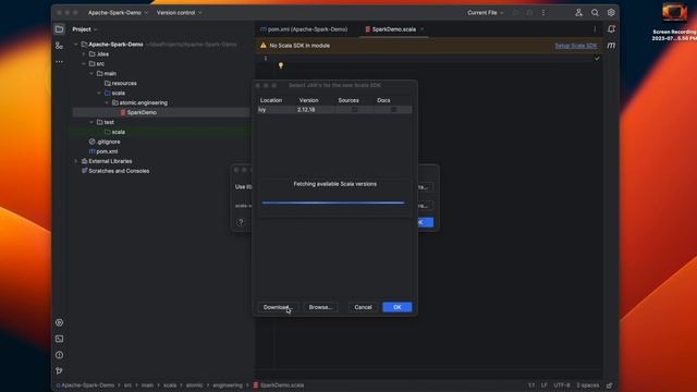 Setup and Run Apache Spark in IntelliJ IDEA using Maven смотреть онлайн