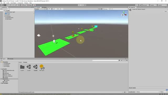 Adding More Levels | Build Your First 3D Game in Unity #9 смотреть онлайн