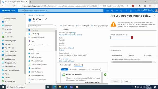 How To Delete Azure SQL Server смотреть онлайн