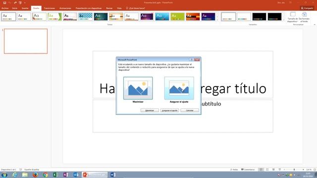 POWERPOINT 2016: Cambiar Orientación de Diapositivas. смотреть онлайн