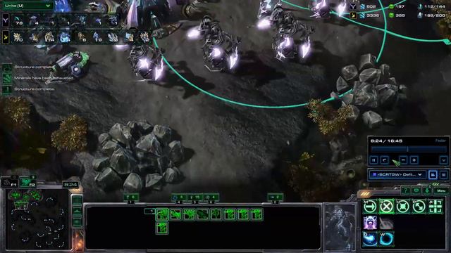 StarCraft 2 Network Hybrid vs Insane AI смотреть онлайн