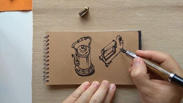 Рисунок утюга • скетч перьевой ручкой с натуры смотреть онлайн