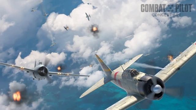 Combat Pilot: The Dawn of a New Pacific WWII Flight Sim смотреть онлайн