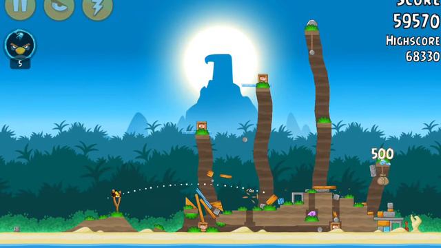 Angry Birds-Bird Island All Levels {31-1} To {31-21} Three Star Walkthrough смотреть онлайн