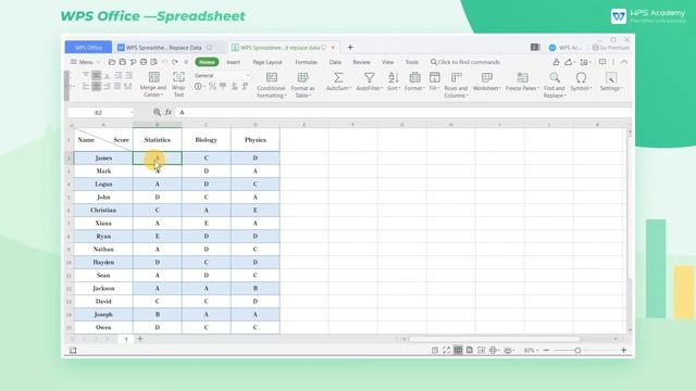 [WPS Academy] 1.3.1 Excel: How to quickly locate and replace data смотреть онлайн