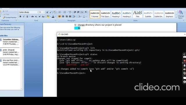 Selenium project integrated with GitHub | Selenium project check in git | Selenium project in git смотреть онлайн