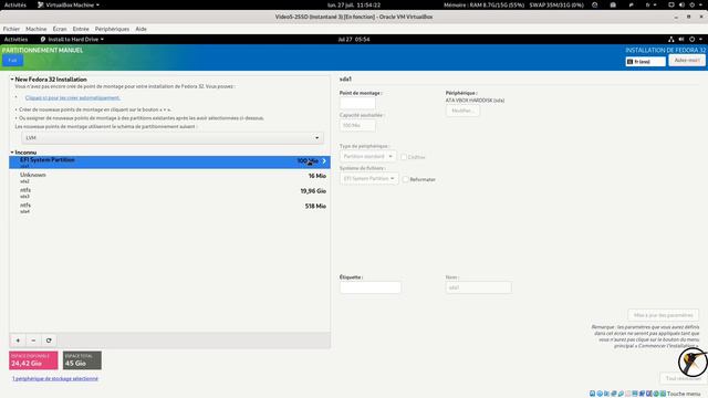 Installer Linux Fedora en dual boot avec Windows 10 (UEFI) смотреть онлайн