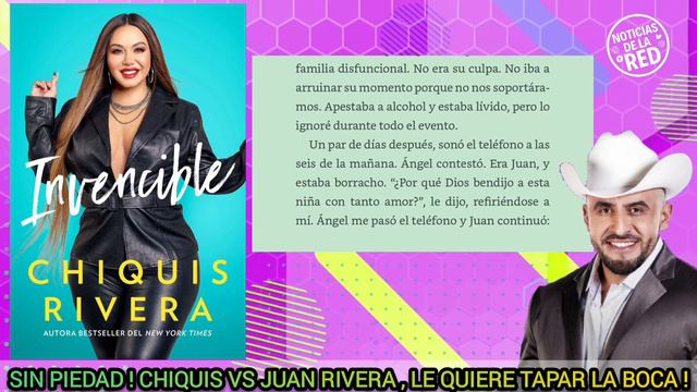 CHIQUIS DEMANDA A JUAN RIVERA, QUIERE QUE CIERRE LA BOCA. NOTICIAS DE LA RED. смотреть онлайн