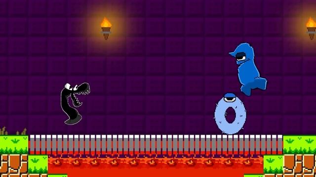 Super Mario and Alphabet Lore Vs. Number Lore (0 - 9) NEW VERSION Compilation | Game Animation смотреть онлайн