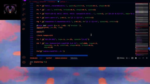 !!Playing around w `Sardine ??#livecoding live-coding with Python 3.11 смотреть онлайн
