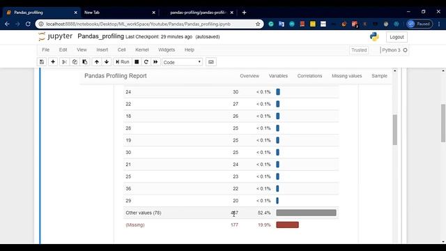 pandas profiling tutorial in Telugu | Pandas profile report смотреть онлайн