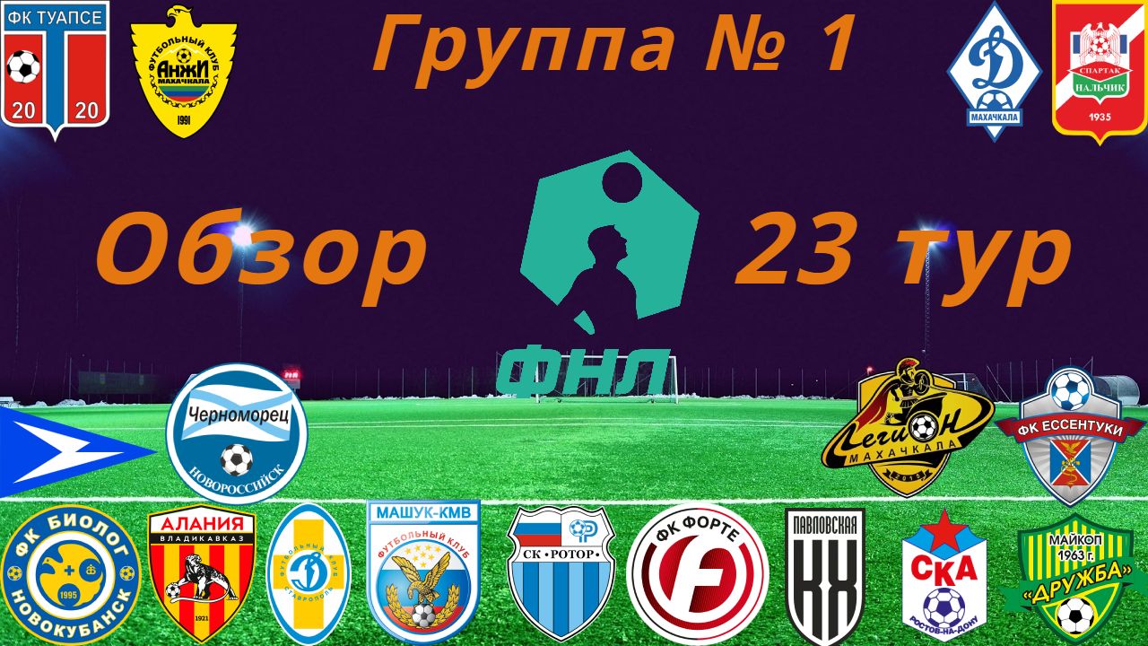 ФНЛ-2. Обзор 23-го тура группа № 1, сезон 2021/22 смотреть онлайн