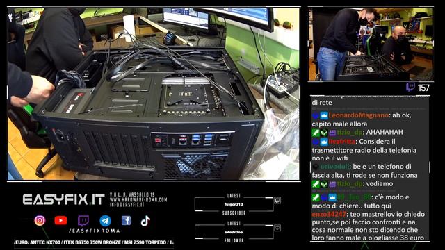 Un pc gaming da 1700 euro con i7 e Antec NX700 (Live Twitch del 21/02/2022) смотреть онлайн