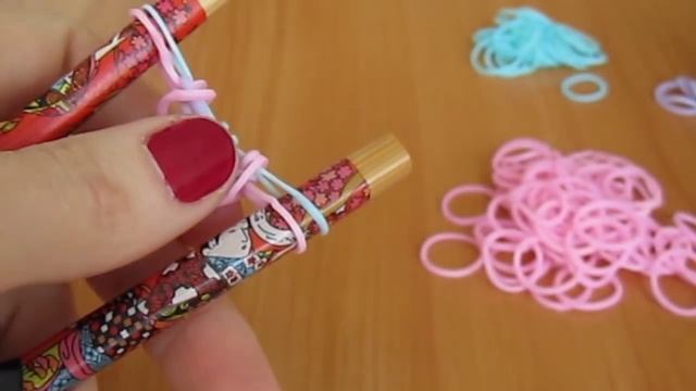 Браслет из резинок "Королевские сердца" ? Как плести браслет из резинок RAINBOW LOOM ? смотреть онлайн