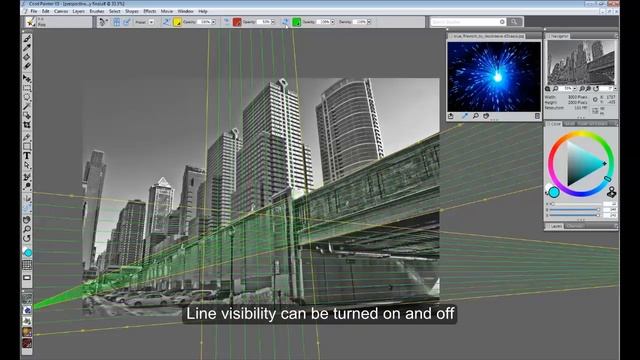 Painter X3 Perspective Guides смотреть онлайн