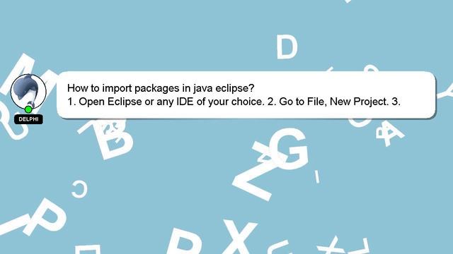 How to import packages in java eclipse? смотреть онлайн