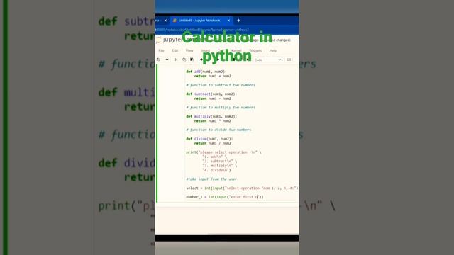 How to create a simple calculator in python for beginners #codding #bestcoddinglanguage?? смотреть онлайн