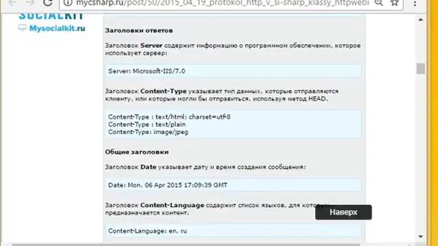 Протокол HTTP в Си Шарп Классы HttpWebRequest и HttpWebResponse смотреть онлайн