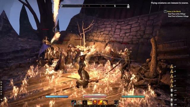 Elder Scrolls Online - 'Village of the Lost' Public Dungeon (Gameplay) смотреть онлайн