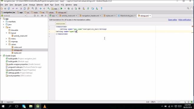 Create and design navigation drawer in Android Studio (Part 2) смотреть онлайн