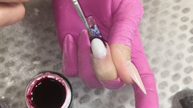 Наращивание Верхние формы Выкладной витражный Френч смотреть онлайн