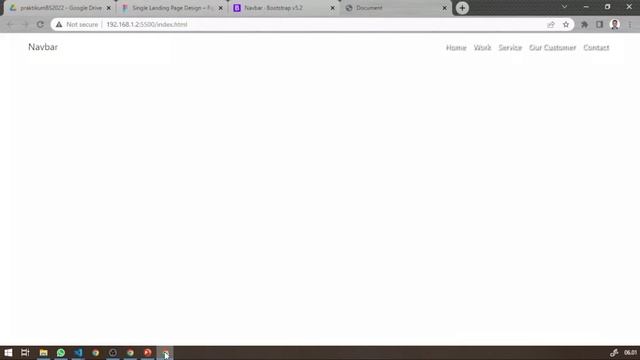 Single Landing Page - HTML, CSS + Bootstrap 5.2 - Part 2 - Navigasi смотреть онлайн